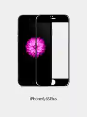 Защитное стекло 5D для iPhone всех моделей с тонкой черной рамкой