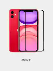 Защитное стекло 5D для iPhone всех моделей с тонкой черной рамкой