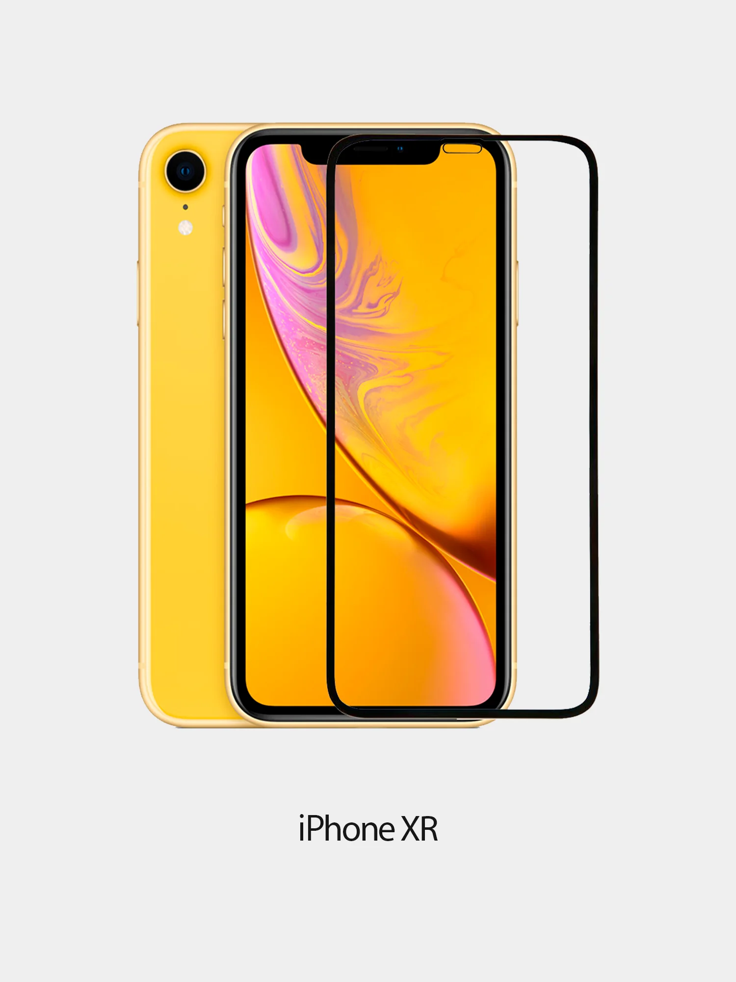 Защитное стекло 5D для iPhone всех моделей с тонкой черной рамкой