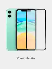 Защитное стекло 5D для iPhone всех моделей с тонкой черной рамкой