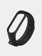 Черный силиконовый ремешок для Xiaomi Mi Band 3, Mi Band 4