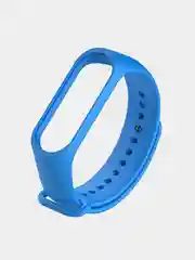 Синий силиконовый ремешок для Xiaomi Mi Band 3, Mi Band 4