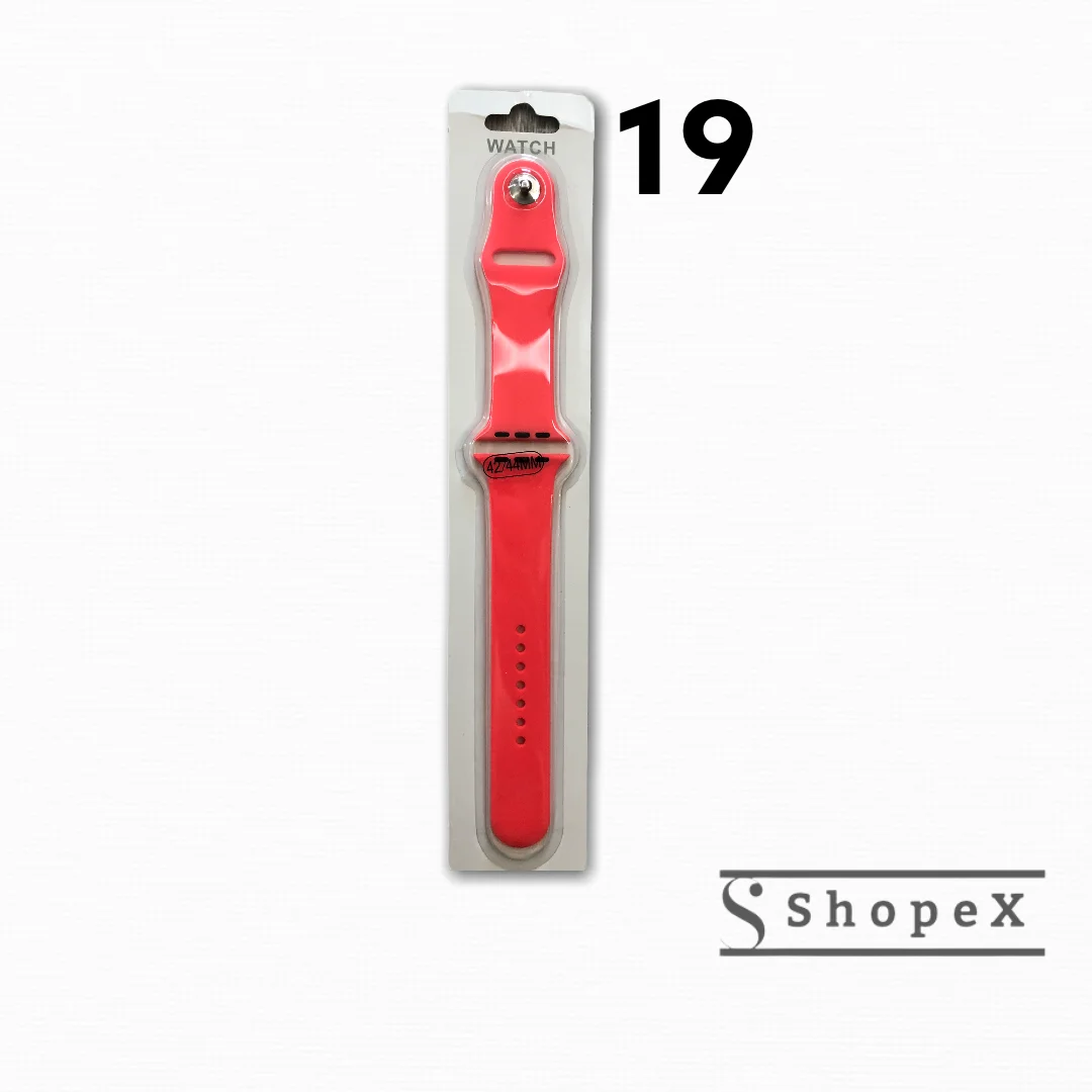 Бирюзовый ремешок силиконовый для Apple Watch 38/40 и 42/44