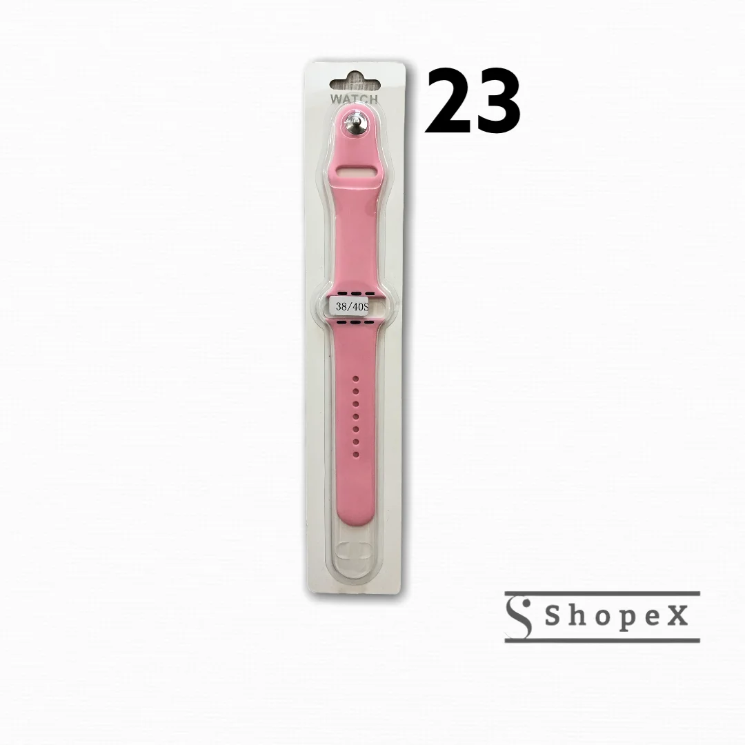 Небесно-голубой ремешок силиконовый для Apple Watch 38/40 и 42/44