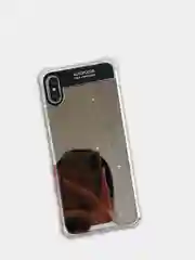 Чехол для айфон, мягкий, зеркальный, чехол с протекцией по углам для iPhone