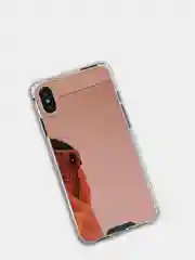 Чехол для айфон, мягкий, зеркальный, чехол с протекцией по углам для iPhone