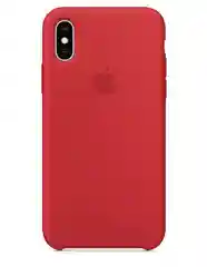 Красный чехол для iPhone X/XS Silicone Case