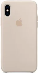 Бежевый меланж чехол для iPhone X/XS Silicone Case