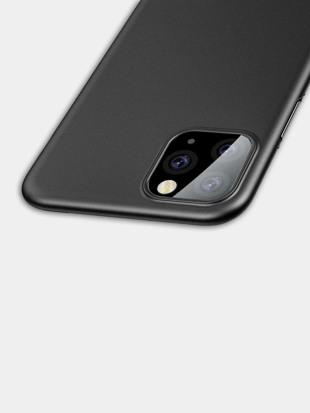 Черный ультратонкий чехол на айфон, для iPhone iHa