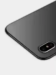 Черный ультратонкий чехол на айфон, для iPhone iHa