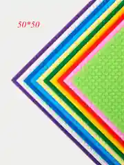 Зеленый платформа для конструктора 50*50 точек. Опорная, строительная пластина 40*40 см