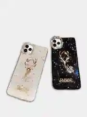 Мягкий глянцевый чехол на айфон из TPU звездное небо для iPhone