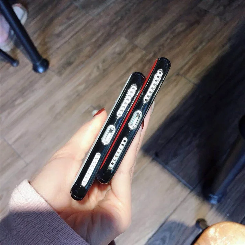 Мягкий чехол для айфон с принтом для iPhone 6/6s, 6s+, 7/8, 7+/8+, X/XS, XR, XS max