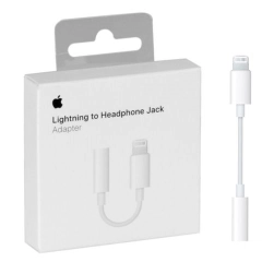 Переходник Apple Lightning - mini jack 3.5 (MMX62ZM/A) белый