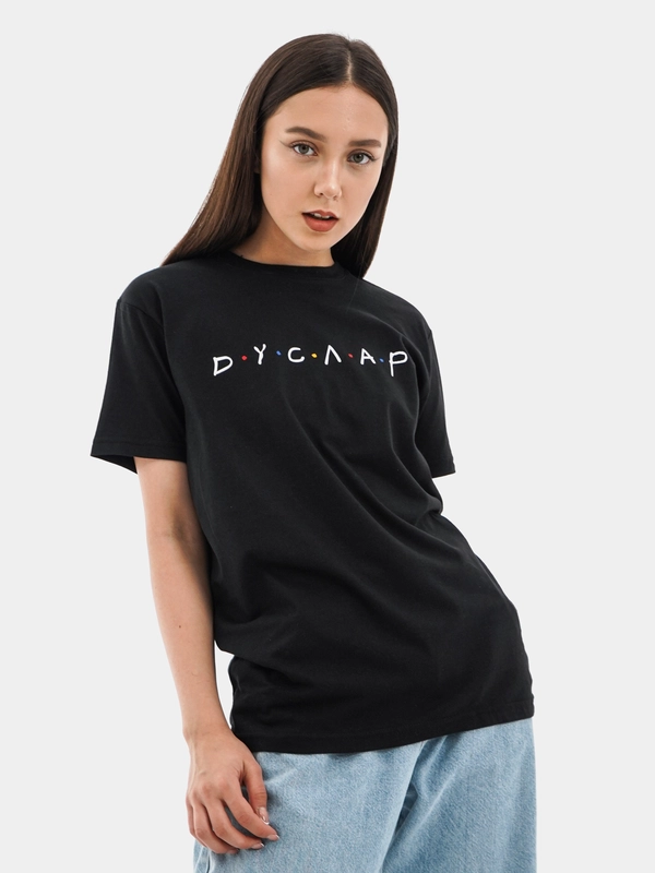 Футболка Seletstore с татарским принтом "Дуслар", унисекс, сериал "Друзья", на новый год