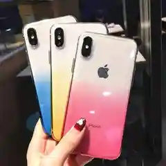 Силиконовый чехол на iPhone | Полупрозрачный градиент 5 / 5s / se / 6 / 6s / 6+ / 6s+ / 7 / 8 / 7+ / 8+ / X / XS / XR / XS Max / 11 / 11 Pro / 11 Pro Max / SE 2020