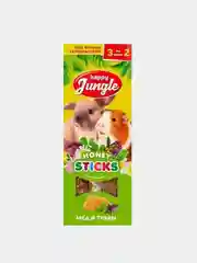 Палочки для крупных грызунов мед и травы (3 шт), Happy Jungle