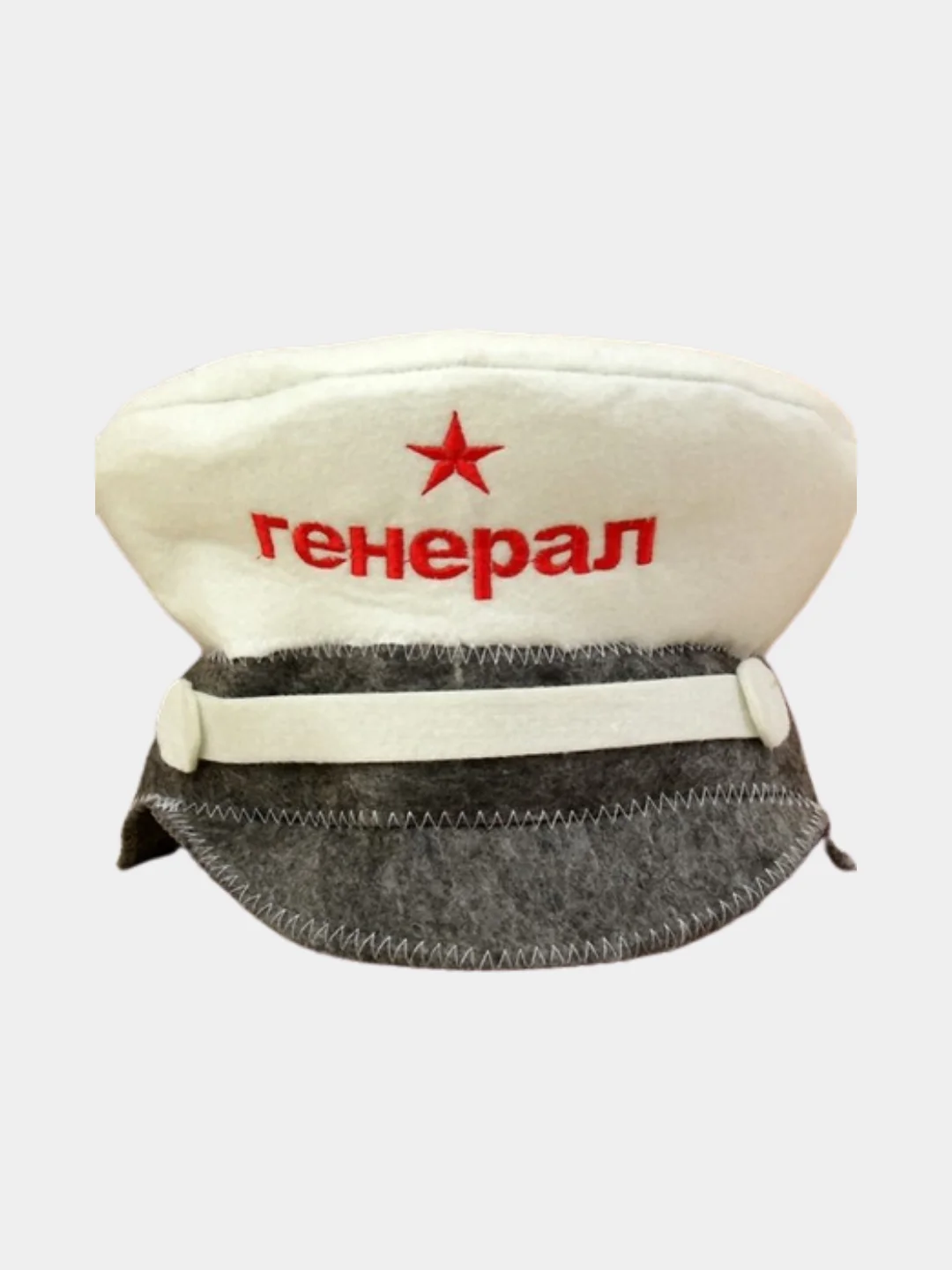 Банная шапка "Фуражка.Генерал", войлок