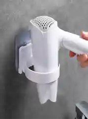Белый самоклеящаяся подставка для фена