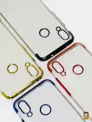 Xiaomi Redmi 7, Сяоми Редми 7 чехол прозрачный силиконовый с глянцевой рамкой