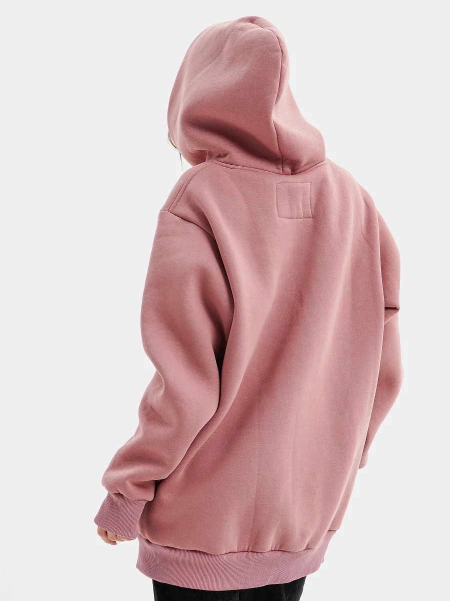 Худи JustWear цвета пыльной розы, размер 50