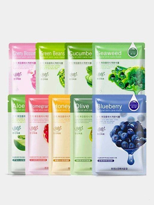 Тканевая маска ROREC Natural skin care mask