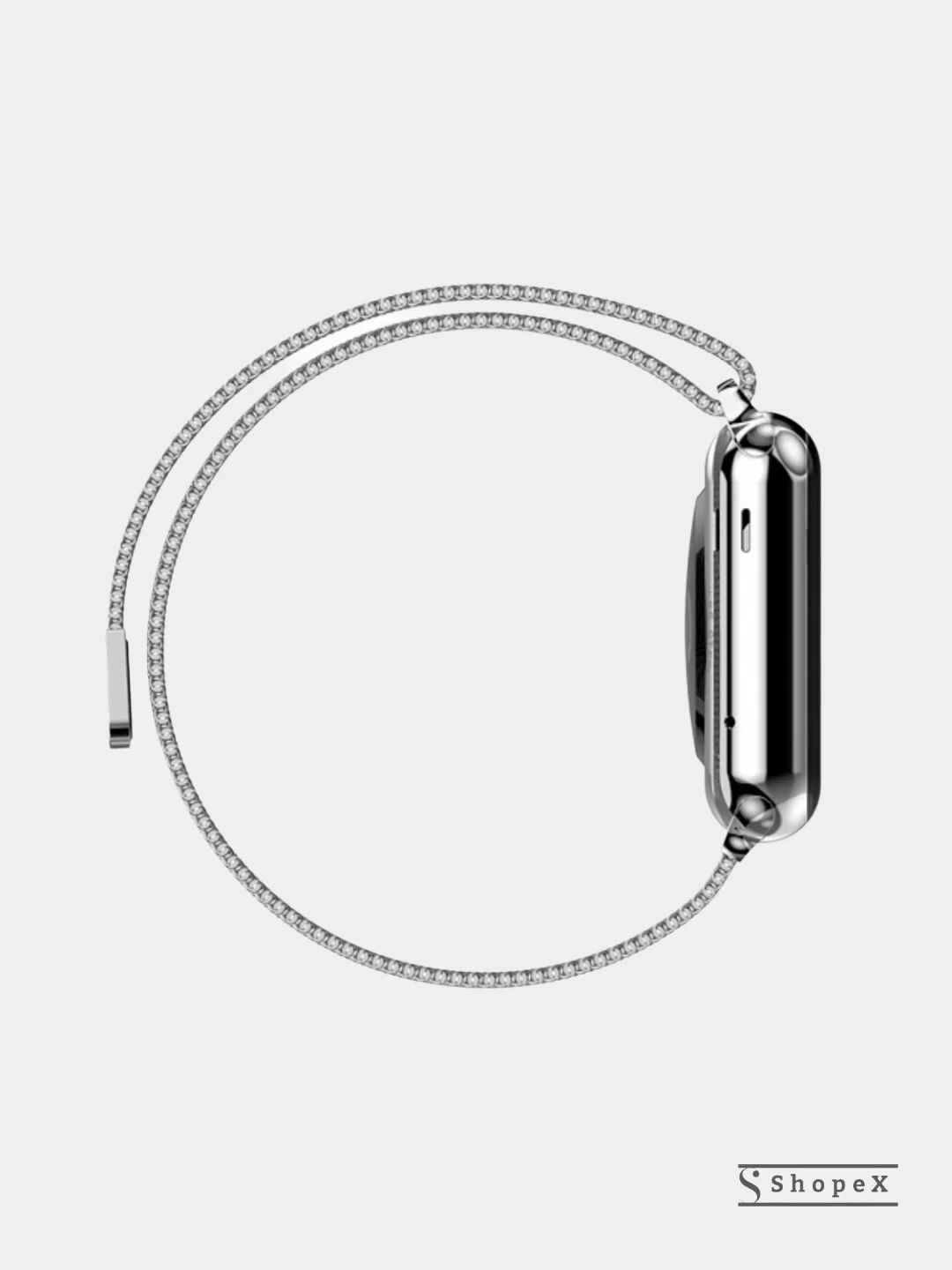 Пурпурный ремешок металлический для Apple Watch 3,4,5,6,7, SE 38/40/41 mm, 42/44/45 mm