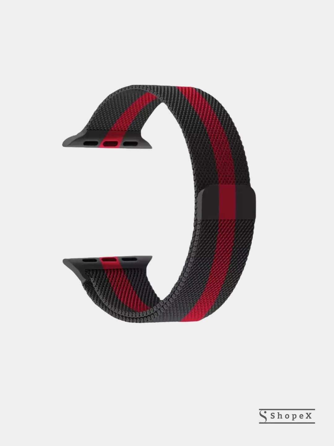 Угольный ремешок металлический для Apple Watch 3,4,5,6,7, SE 38/40/41 mm, 42/44/45 mm