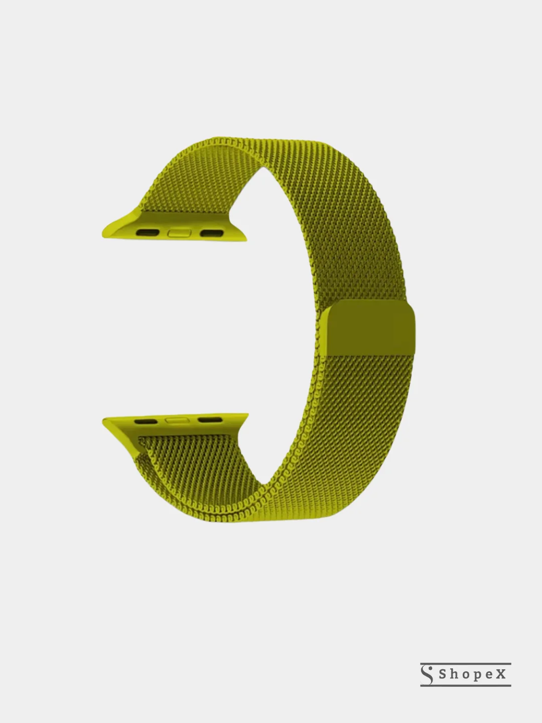 Оливковый ремешок металлический для Apple Watch 3,4,5,6,7, SE 38/40/41 mm, 42/44/45 mm