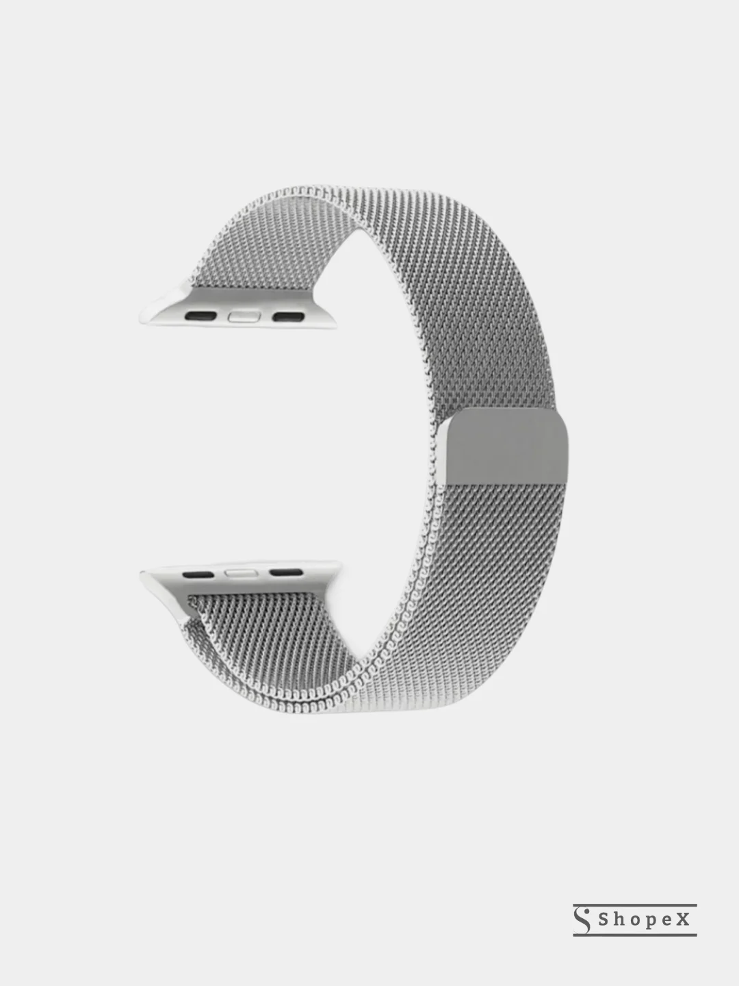 Серый ремешок металлический для Apple Watch 3,4,5,6,7, SE 38/40/41 mm, 42/44/45 mm