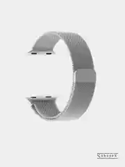 Серый ремешок металлический для Apple Watch 3,4,5,6,7, SE 38/40/41 mm, 42/44/45 mm