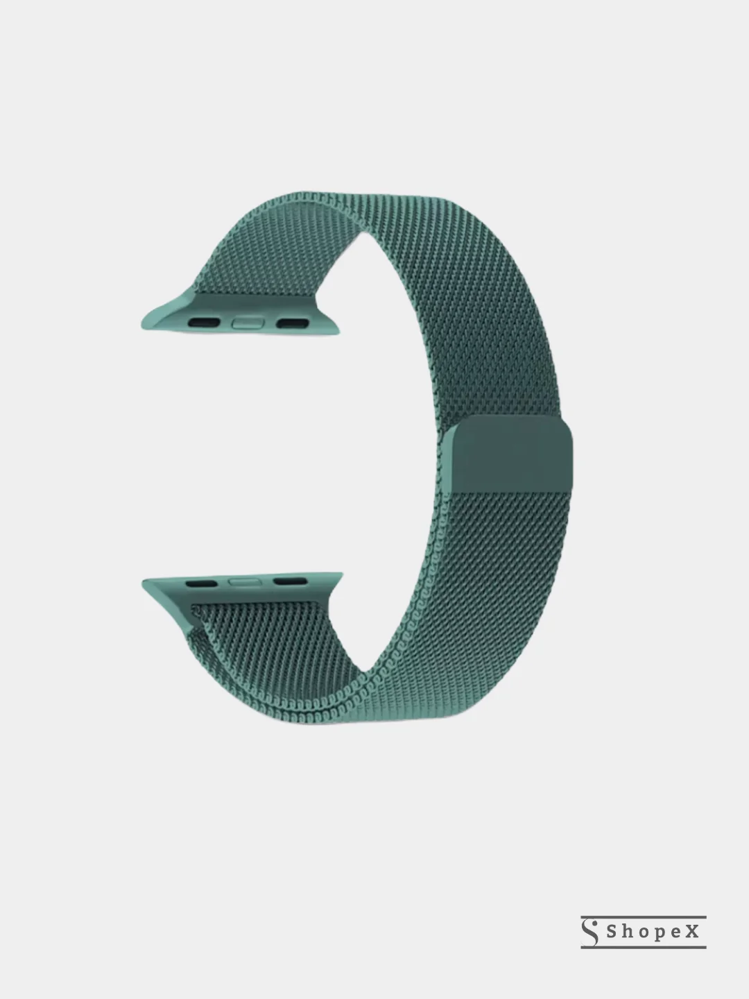 Мятный ремешок металлический для Apple Watch 3,4,5,6,7, SE 38/40/41 mm, 42/44/45 mm