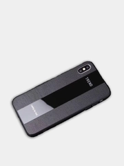 Чехол на айфон в стиле Porsche из TPU c вставками из искусственной кожи для iPhone