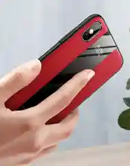 Чехол на айфон в стиле Porsche из TPU c вставками из искусственной кожи для iPhone