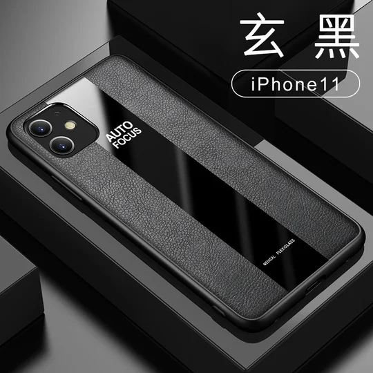 Чехол на айфон в стиле Porsche из TPU c вставками из искусственной кожи для iPhone