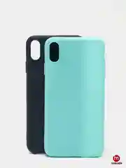 Силиконовый матовый чехол для iPhone XS Max