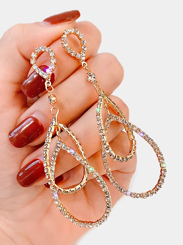 Серьги удлиненные HANKOU Korean Design