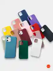 Чехол для Apple iPhone X / XS силиконовый, 14 цветов