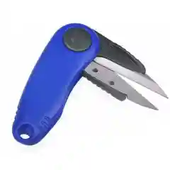 Синий ножницы складные рыболовные для лески и плетенки