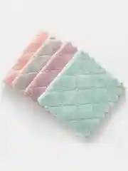 Розовый салфетка из микрофибры для кухни и авто