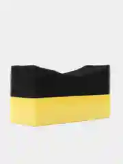 Губка аппликатор полумесяц для нанесения составов на резину и молдинги