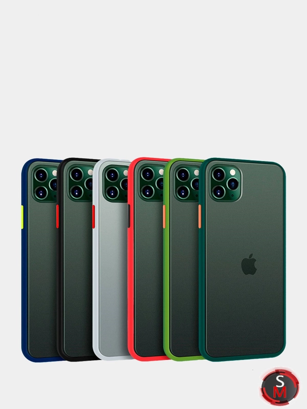 Матовый силиконовый чехол для iPhone 7/8/X/XR/XS/1/11 Pro/11 Pro Max, красный, черный, желтый