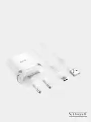 Белый сетевое зарядное устройство Type-C Hoco C12Q 18W QC 3.0 Самсунг/Хонор/Xiaomi/Андроид/Redmi