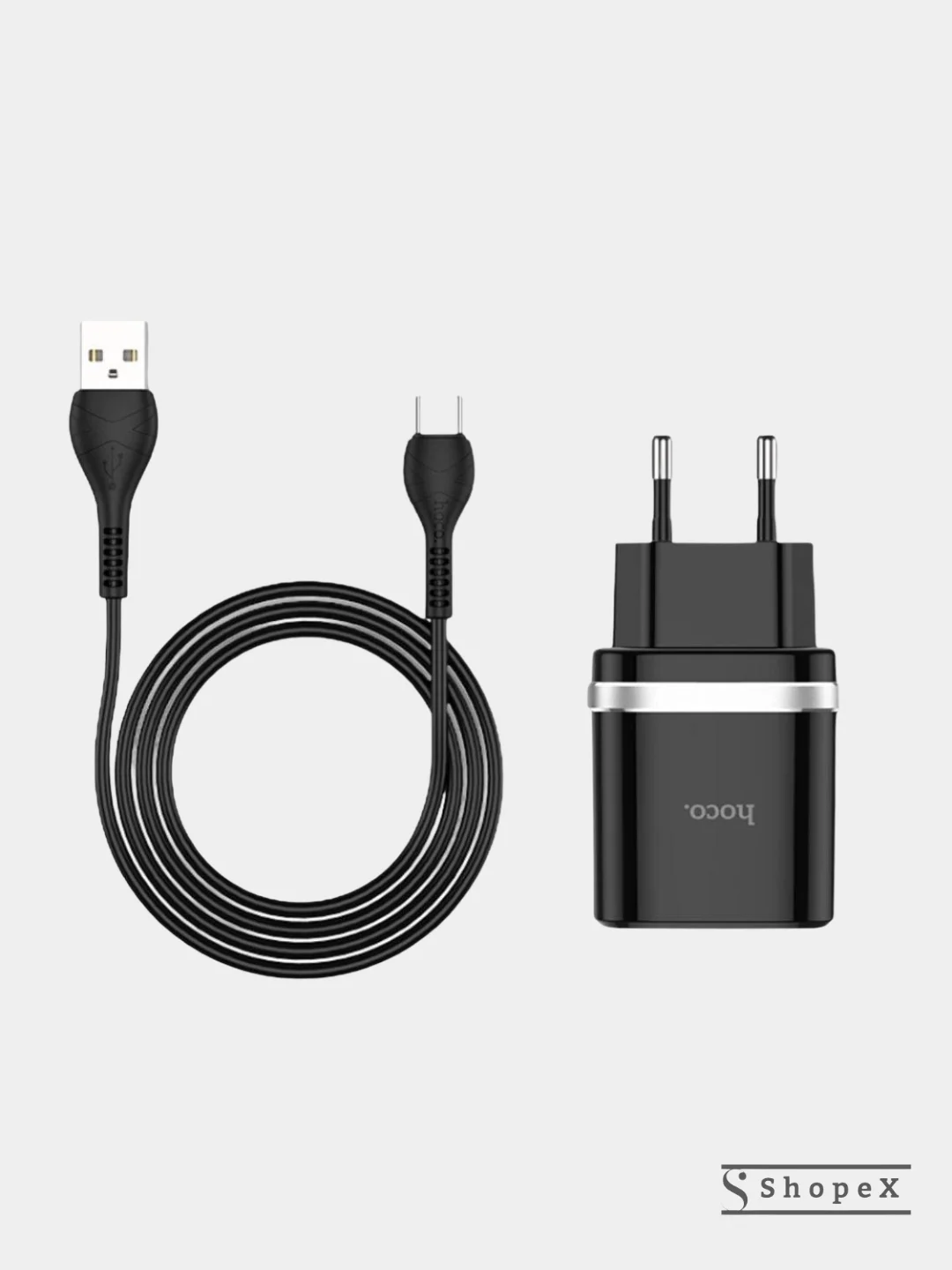 Белый сетевое зарядное устройство Type-C Hoco C12Q 18W QC 3.0 Самсунг/Хонор/Xiaomi/Андроид/Redmi