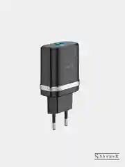 Белый сетевое зарядное устройство Type-C Hoco C12Q 18W QC 3.0 Самсунг/Хонор/Xiaomi/Андроид/Redmi
