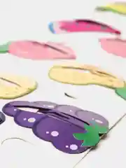 Фиолетовый заколки клик-клак