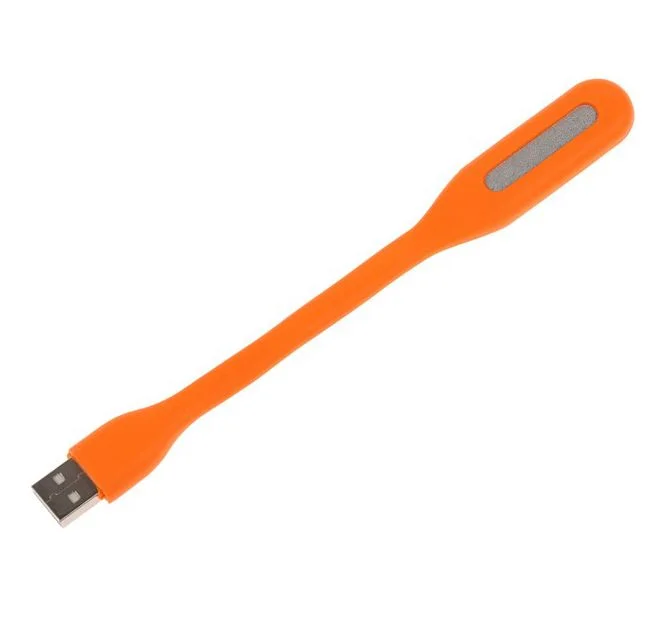 Светильник светодиодный LuazON, USB, гибкий, 5 ватт, 6 диодов, оранжевый