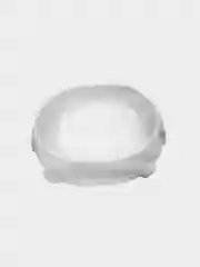Серебряный миска для кошек и собак пластиковая FAVORITE, нескользящая, 0,22 л