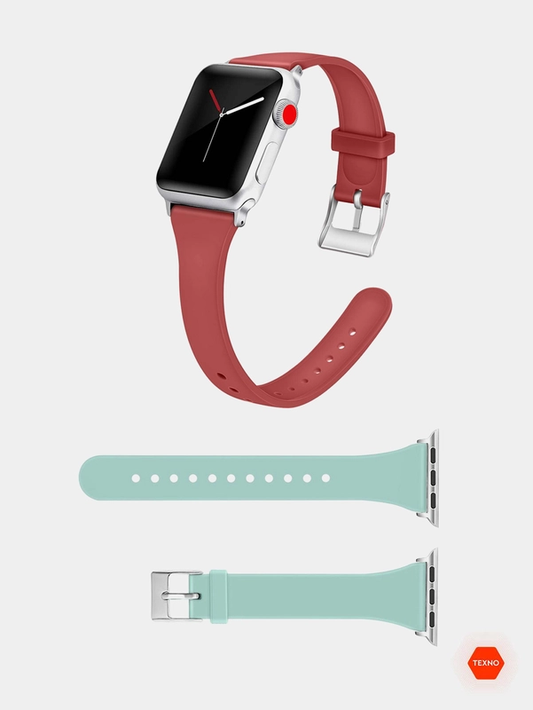 Ремешок силиконовый для Apple Watch, 38 мм