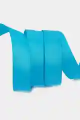 Бирюзовый лента репсовая, ширина 1 см